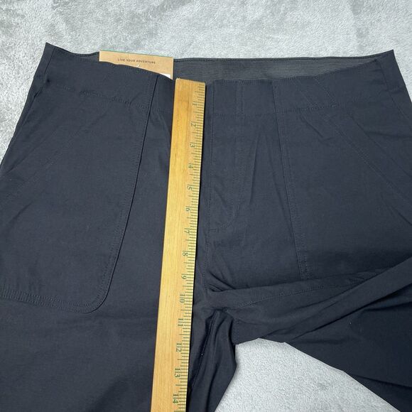 Eddie Bauer Women's Size 12 Horizon Straight Ankle Pant Black H1153 - Picture 4 of 11